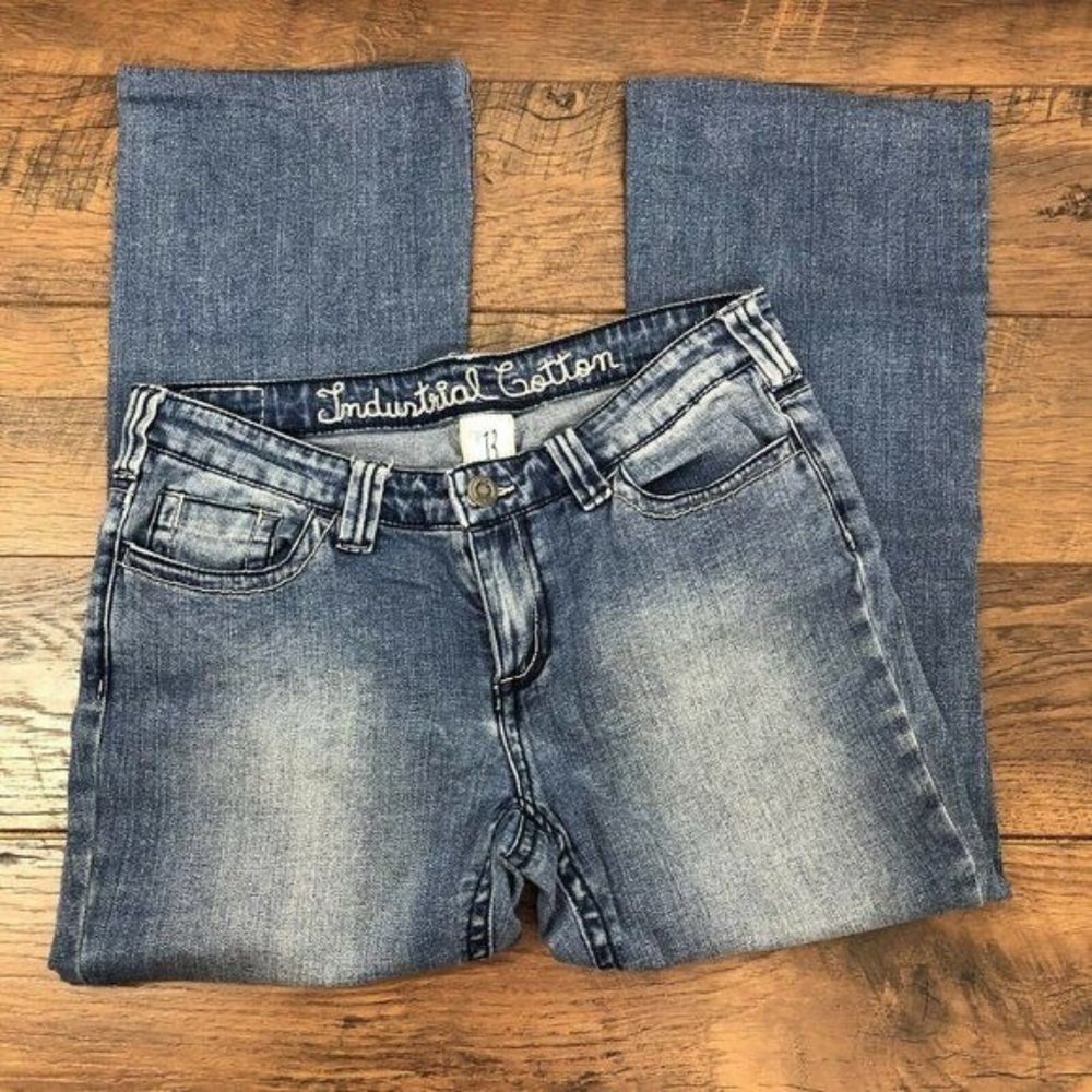 Industrial Cotton Boot Cut Jeans - Size 13‎